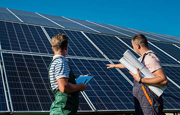 Solar panel installation
